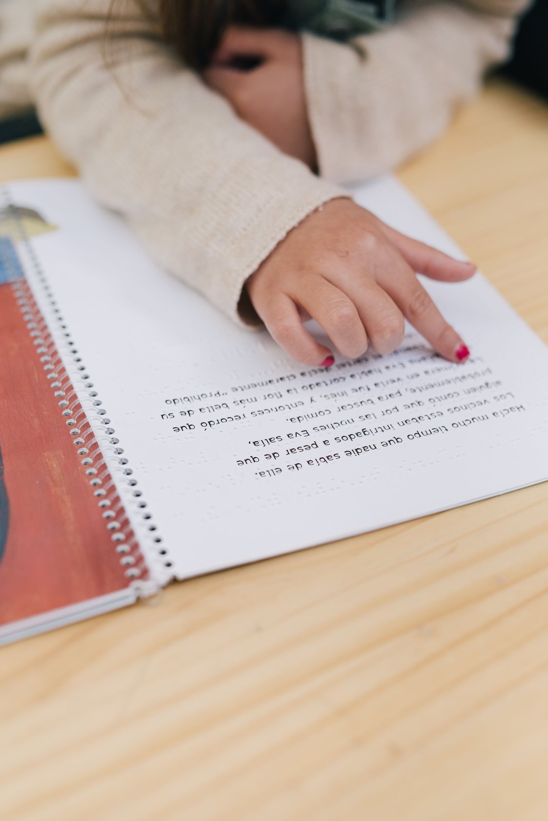 Student practicing handwriting